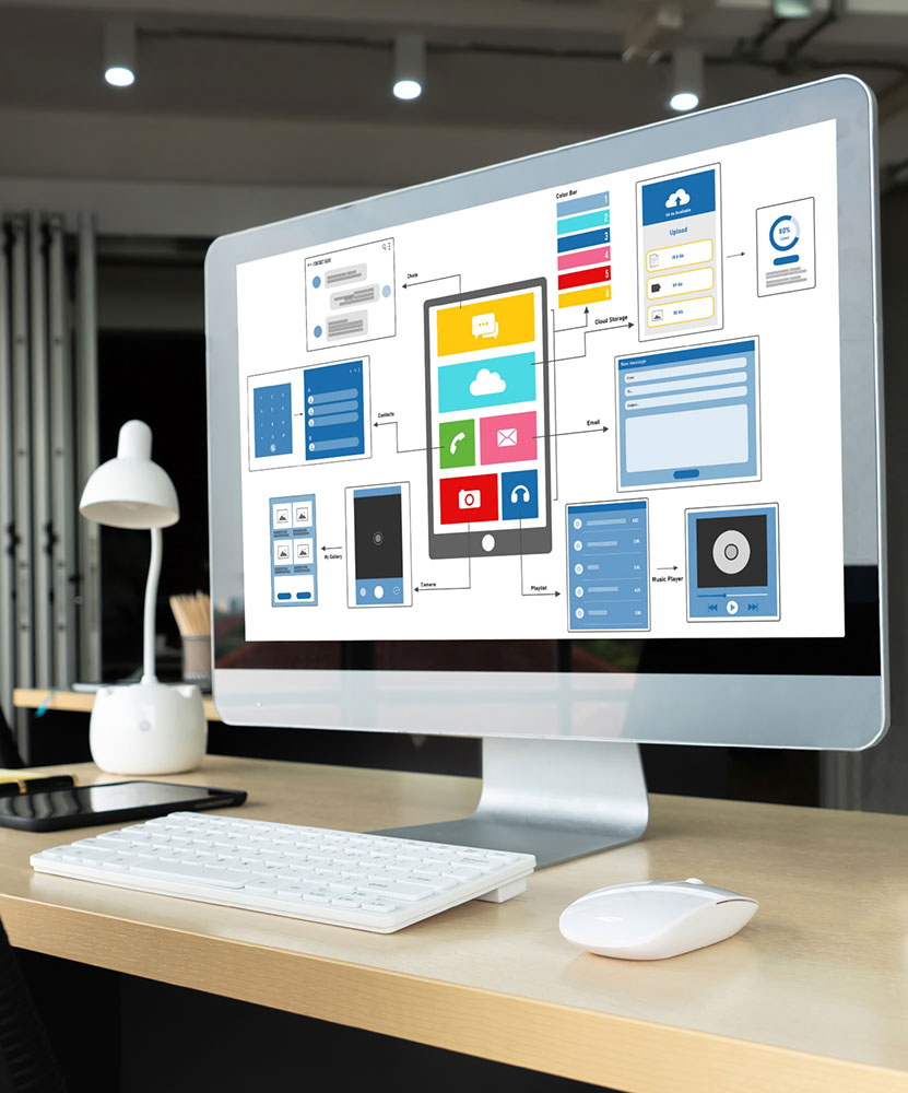 pc modish mobile application website